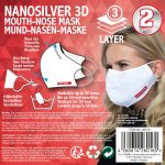 Face mask Nano 2pcs 3layer
