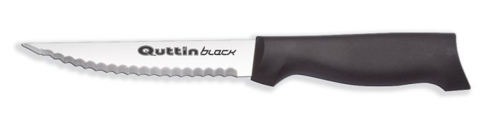 MEAT KNIFE 11cm "BLACK"