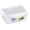 OPBERGTROMMEL CLICK RECHTHOEKIG 800 ML TRANSPARANT