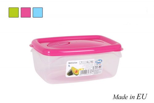 HERMETIC 1L MICROWAVE CONTAINER RECT.