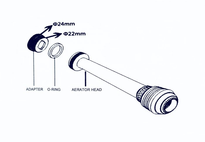 WATERFILTER SLANG D26CM 15CM