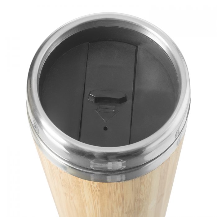 VACCUM MUG REAL BAMBOO 38CL