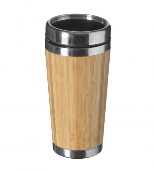 VACCUM MUG REAL BAMBOO 38CL