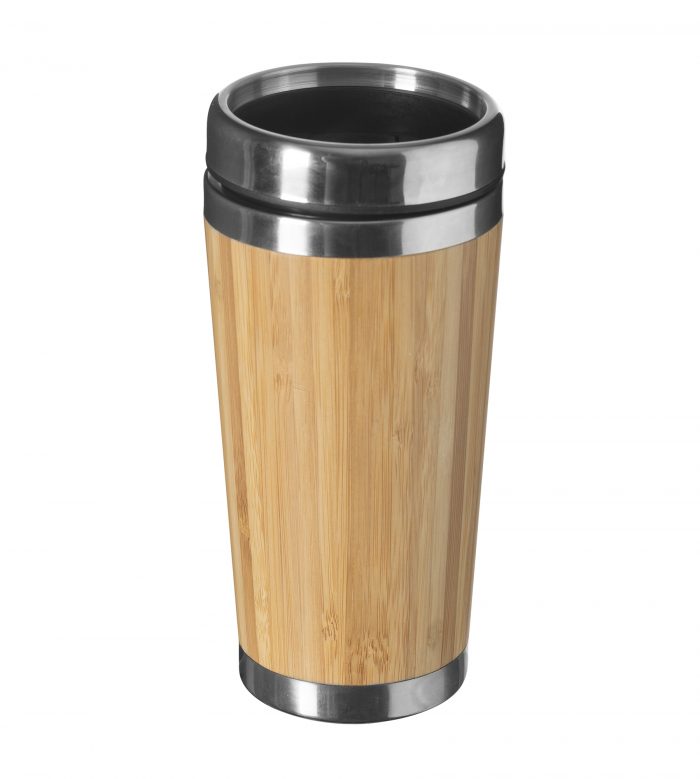 VACCUM MUG REAL BAMBOO 38CL