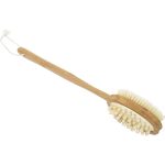 2 ZIJDIG DOUCHE/MASSAGEBORSTEL - BAMBOO