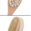 2 ZIJDIG DOUCHE/MASSAGEBORSTEL - BAMBOO