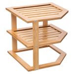 BAMBOO ANGLE SHELF 2LVL