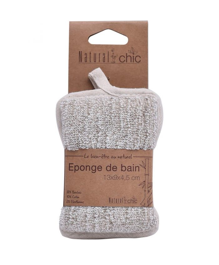 BADSPONS BAMBOO/COTTON SMALL SIZE - CREAM/TAUPE