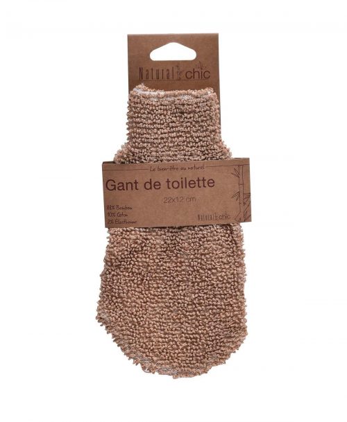 WASHCLOTH BAMBOO/COTTON - TAUPE