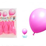 BALLON ROZE 30CM 10 stuks