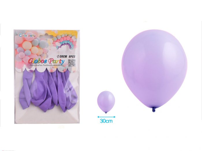 BALLON PAARS 30CM 8ST