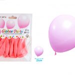 BALLON ROZE 30CM 10STUKS