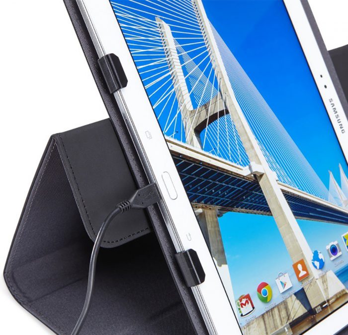 Universeel tablet cover/standard zwart