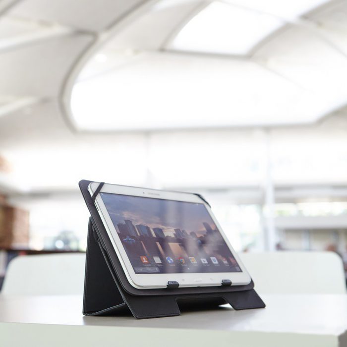 Universeel tablet cover/standard zwart