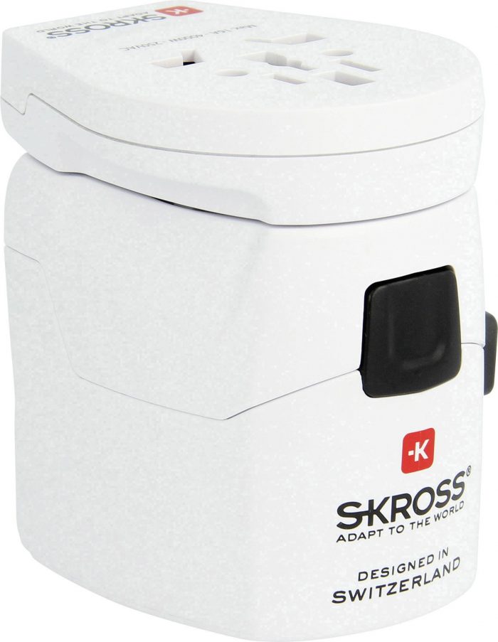 Reisstekker wereld Pro USB SKROSS