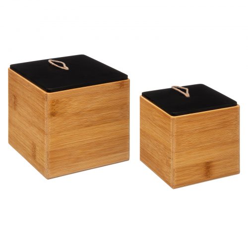 Opbergbak 2x bamboo