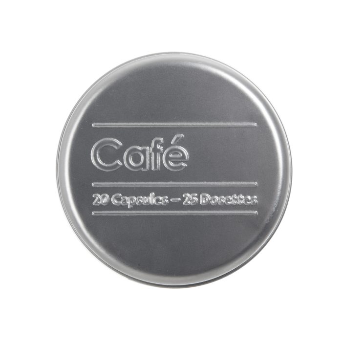 Koffieblik voor capsules/pads/poeder