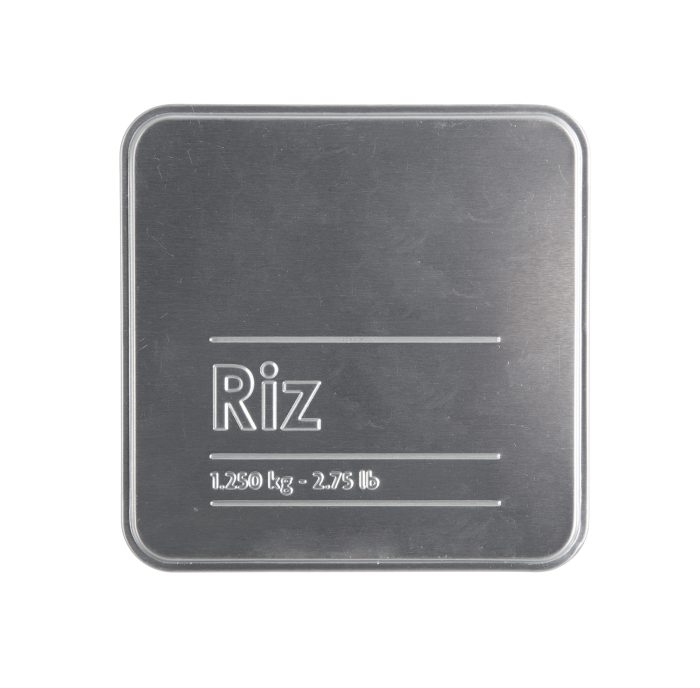 RICE BOX EMBOSSED 3D