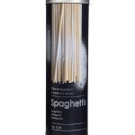 SPAGHETTI BOX EMBOSSED 3D metalen stalen aluminium spaghettiblik pastablik met doseerdeksel meetdeksel bewaarbus voorraadbus vershouddoos voorraadblik