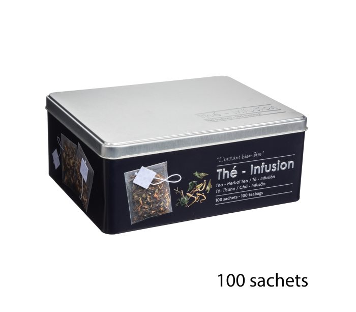 TEA BAGS BOX EMBOSSED 3D