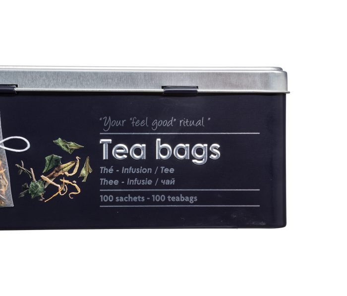 TEA BAGS BOX EMBOSSED 3D