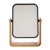 Make-up spiegel bamboe zwart