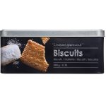 Vierkante metalen koekjesblik met 3D embossing 500g COOKIE BOX EMBOSSED 3D vierhoekvormige rechthoekige stalen aluminium biscuit gebakjes bewaardoos bewaarblik voorraaddoos opbergdoos voorraadbus