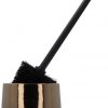 PORCELAIN TOILET BRUSH - BRONZE EFFECT