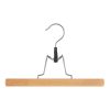 Houten klem hanger kledinghanger kleerhanger broekenhanger rokhanger broekenklem 3st