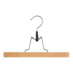 Houten klem hanger kledinghanger kleerhanger broekenhanger rokhanger broekenklem 3st