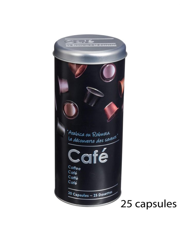Koffieblik voor capsules/pads/poeder