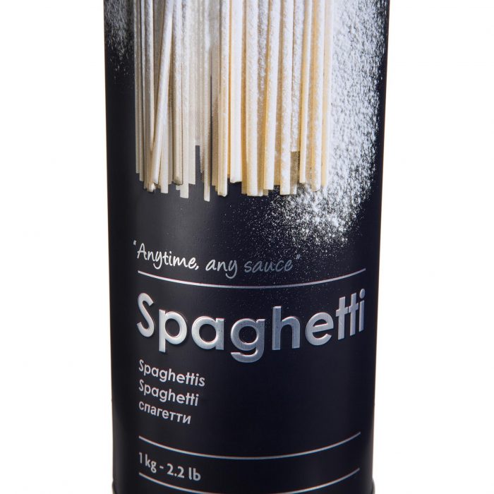 SPAGHETTI BOX EMBOSSED 3D