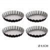Mini-tartelette bakvormen 9,5cm 4st