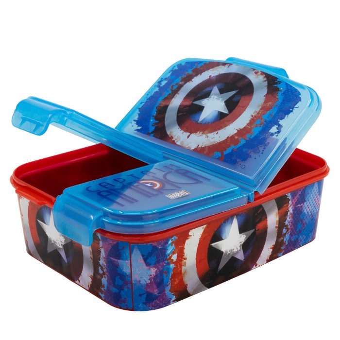 Lunchbox Captain America 3-vakken