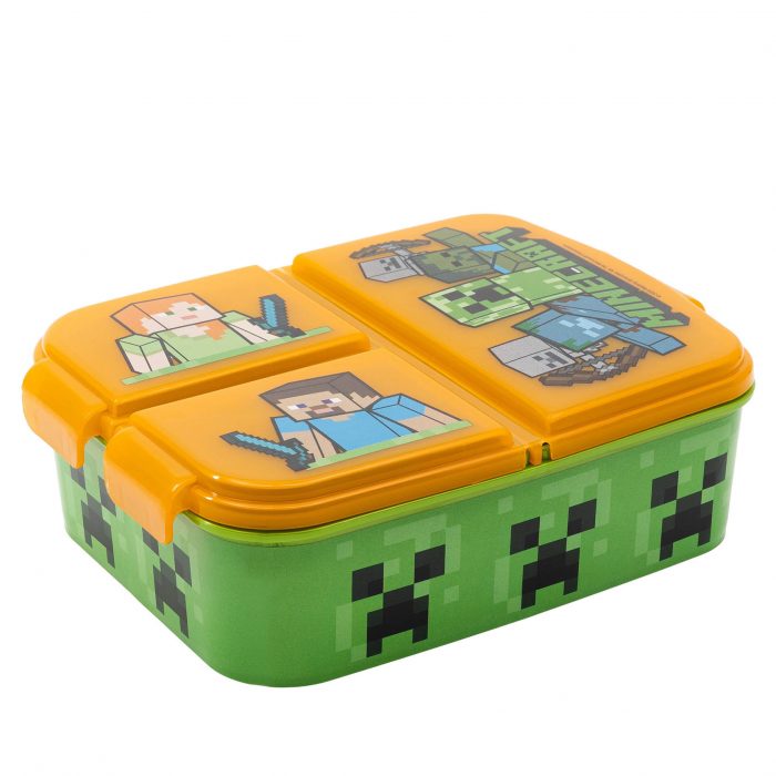 Lunchbox Minecraft 3-vakken