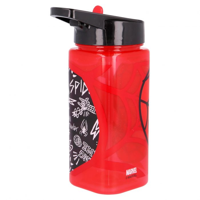 FLES VIERKANT 530ML SPIDERMA URBAN WEB