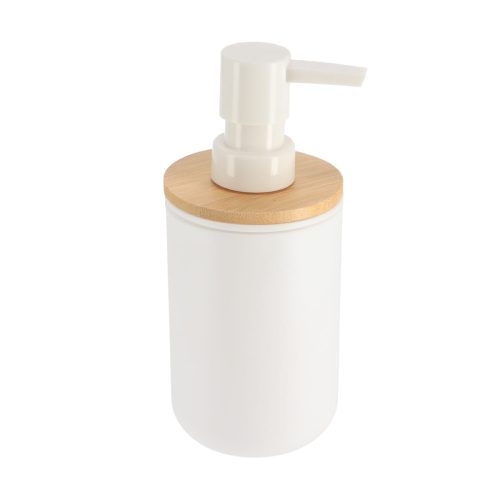 PS + BAMBOO ZEEPDISPENSER - WIT /BAMBOO