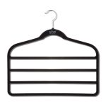 VELVET 4 PANTS HANGER X2 BLACK