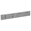 4 WOOD MTL HOOKS GREY