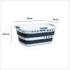 Inklapbare wasmand 45L