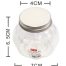 PLASTIC POTJE 100ML 4x6,5CM M21135