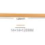 Houten Stokje 14x14x120mm 4st M22243
