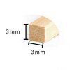 Houten Stokje 3*3*300mm M21978