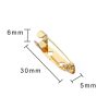 Corsage speld goud 30*5mm