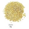 Kralen goud 3mm 8g