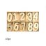 Mini houten nummers H.3,5cm c.a.40st