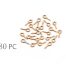 Mini schroefogen rose goud 10mm