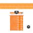 Franje slinger oranje 20M