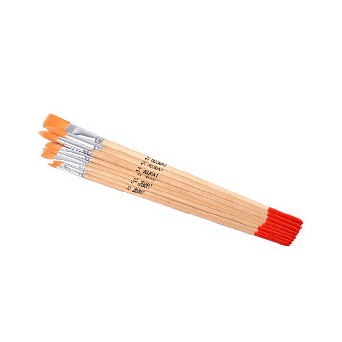 Penselen set synthetisch 8-dlg